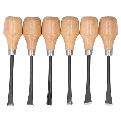 Hand Carving Tool Set, Gouges and Woodworking Chisel Set Wood Carving Chisel Set Kit Sculpture Hand Tools Hemispherical Handle DIY Art Craft Accessories