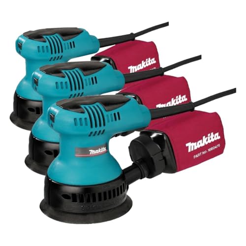 Makita BO5031K 5" Random Orbit Sander, variable speed, with Tool Case (Pack of 3) - size: One Size (Pack of 3)