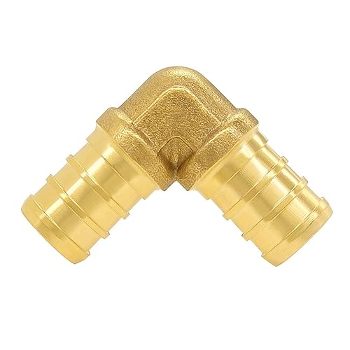 Hooshing 20 Pack 1/2" PEX Fitting Combo, Coupling, Elbow, Tee, Cross Set - size: 1/2" 4 Size 20PCS