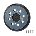 Dong Cheng 5 Inch 8 Holes Orbital Sander Replacement Pad, Hook and Loop Replacement Backing Sanding Pad with 4 Screws (Compatible DongCheng DSA02-125 Orbital Sander) - style: Replacement Pad for DSA02-125