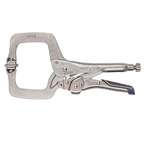 IRWIN VISE-GRIP Welding Pliers, Fast Release, C-Clamp with Swivel Pads, 11-Inch (IRHT82586) - size: 11", style: Pliers w/ Swivel Pads (New)