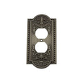 Nostalgic Warehouse Meadows Light Switch Cover Plate - color: Antique Pewter, size: Outlet