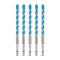 toolant 3/8" Shockproof Hex Shank Masonry Drill Bits, 5-Piece Set - size: 3/8" (5pcs)