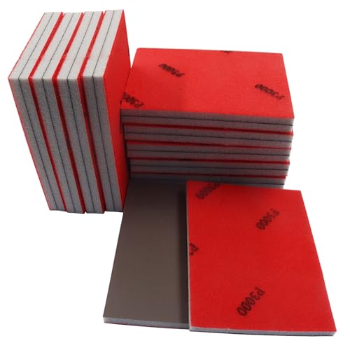 20 PCS Ultra Fine 3000 Grit Sanding Sponge - size: 3000 Grit