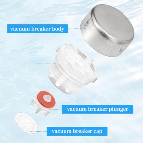 630-7500 Vacuum Breaker Repair Kit Compatible with 400 500 Series, 2 Pack Outdoor Faucet Wall Hydrant Repair Accessories, Pressure Vacuum Breaker Replacement Plunger Assembly