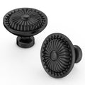 Asidrama 10 Pack Matte Black Kitchen Cabinet Knobs - color: Matte Black, size: Single Hole Knob