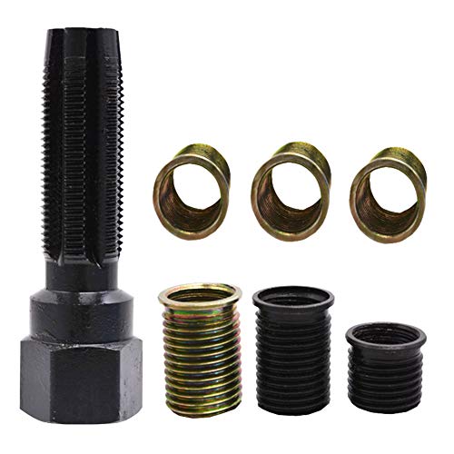 Spark Plug Thread Repair Kit, 16Pc M14 x 1.25 Rethreading Tool Set