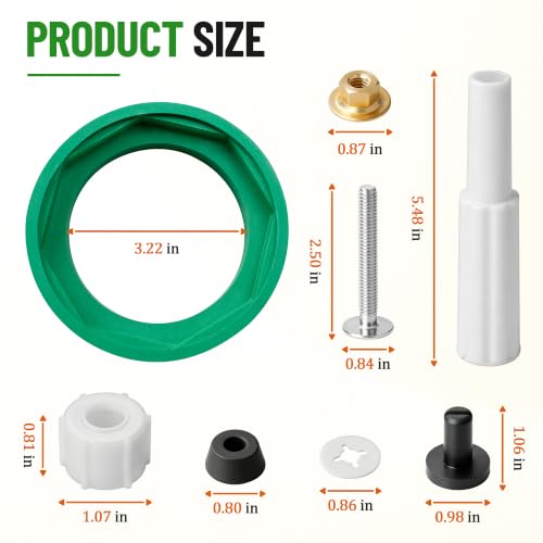 3'' Toilet Tank to Bowl Coupling Kit, Fit for American Standard Champion 4