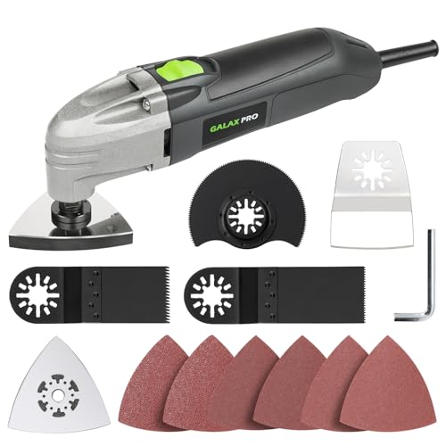 GALAX PRO Corded Oscillating Multi Tool Kit 2.0-Amp with 11Pcs Accessories - style: 2.0 Amp