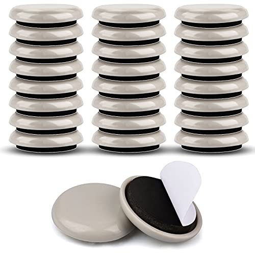 1-1/4" Furniture Sliders for Carpet & Hardwood Floors, 24PCS Furniture Pads for Quickly and Easily Move Any Item and Protect The Floor - size: 1-1/4 inch 24 PCS