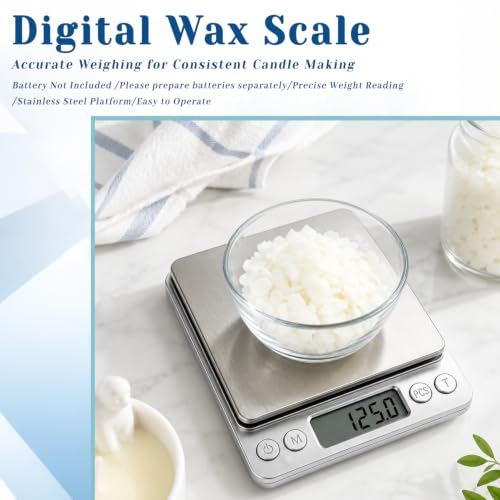 Ksedcon Electric Wax Melting Pot with Spout for Candle Making 50 fl oz - size: wax melting pot 8pcs