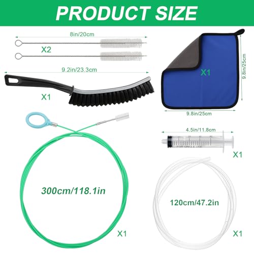 XANGNIER Car Sunroof Drain Cleaning Tool Kit,7 Pcs - color: Multicolor1