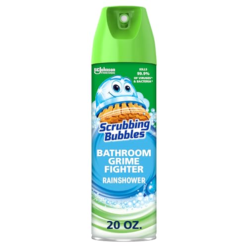 Scrubbing Bubbles Grime Fighter Disinfectant Bathroom Cleaner Spray, 20oz - size: 20 Fl Oz (Pack of 1)