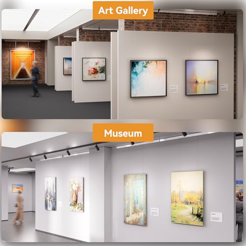 Picture Rail Hanging System 47 inch, Heavy Duty Picture Hanging Kit