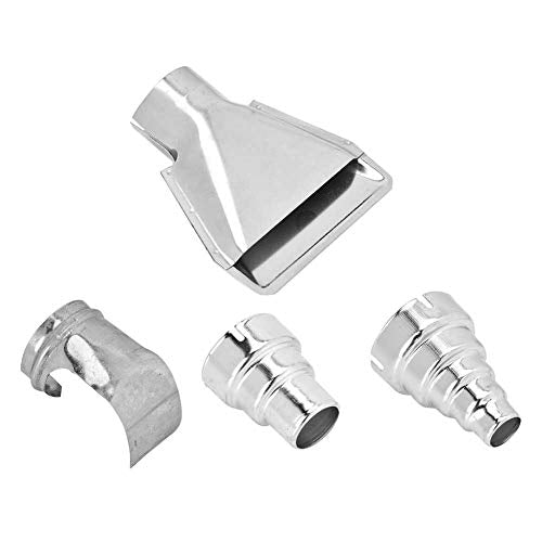 Tbest Heat Gun Tips,Mini Heat Gun Accessories,Heat Gun Nozzle 4Pcs Heat Gun Air Nozzles Electric Kit Accessories Industrial Tools Shrink Wrap