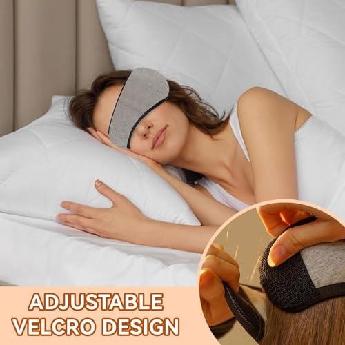 Agatige Sleep Ear Muffs, Soundproof Sleep Earmuff Headband Sleeping Noise Cancelling Ear Wrap Muffs Winter Women Sleep Mask - color: Grey