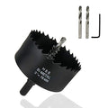 Hole Saw 3-inch Dia for Wood, Plastic, Drywall, Thin Metal - color: black, size: 3"