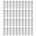 uxcell 40 Pcs 3 mm x 10 mm Dowel Pins, 316L Stainless Steel Cylindrical Dowel Pins Shelf Support Peg Pin Rod Fasten Elements Metal Shelf Pegs Silver Tone - size: 3 mm x 10 mm