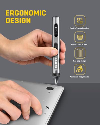 Banshu Mini Electric Screwdriver, 52 in 1 Precision Screwdriver Set - size: 52-in-1