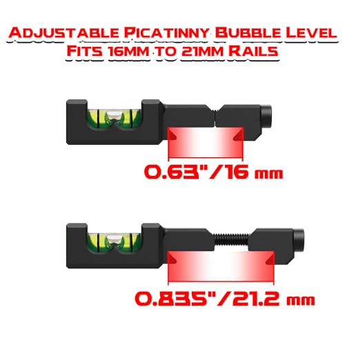 Compact Picatinny Anti-Cant Level Bubble