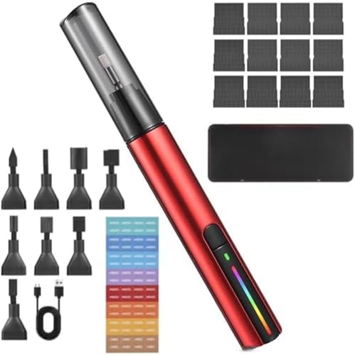 Electric Reciprocating Sander, USB Quick Charging Mini Sanding Pen 3 Speed Adjustable Detail Sander with 8 Sanding Heads and Sandpapers for Grinding Polishing