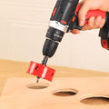 4 in. Bi-Metal Hole Saw Drill Bit - General Purpose Saw for Wood, Plywood, Cornhole, Ceiling, and Drywall - Includes Arbor & Pilot Bit - size: 4"(102mm)