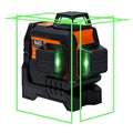 Klein Tools 93CPLG Compact Self-Leveling Laser Level, Bright Green Cross Line 360-Degree Laser Planes, Class 2 ≤ 1mW, Rechargeable, Magnetic Mount - style: 360-Degree Planar