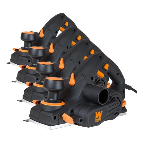 WEN 6530 6-Amp Electric Hand Planer,3-1/4-Inch,(Pack of 4) - size: Corded Hand Planer (Pack of 4)