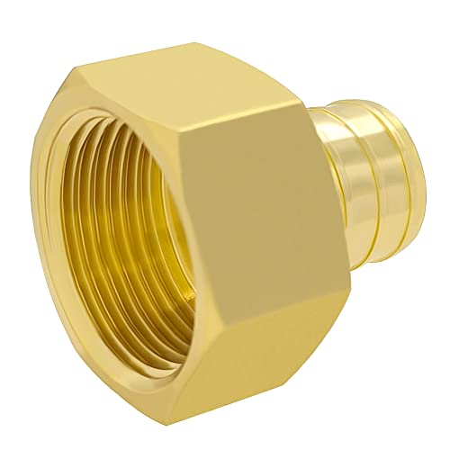Hooshing 6 Pack 3/4" PEX to 3/4" Female NPT Adapter - size: 3/4" Pex x 3/4" NPT Female