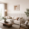 Weysat 1 Set Board and Batten Wall Panel Wainscoting Panel 94.5 X 38.6 Inch - size: 94.5 x 38.6 Inch