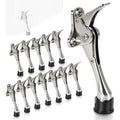 12 Pcs Kickdown Door Stoppers, Door Kick Stand, 5.35 in Rubber Doorstop