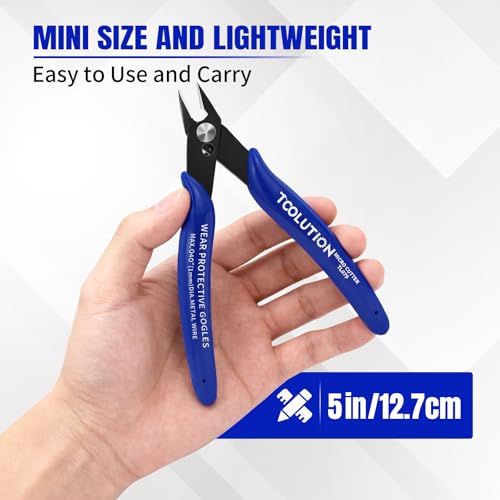 Small Wire Cutters Micro Flush Snips Zip Tie Cutter-10 Pack - size: 10 Pack