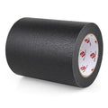 BOMEI PACK Black Wide Painters Tape 6 Inch, Wide Masking Tape 6'' x 55 yds Length, 21-Day Clean Removal for Laser Cutting/Engraving & 3D Printing Painting Tape for Indoor and Outdoor Use - size: 6 inches x 55 Yards