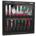 ARTEZA Palette Knives, Set of 8, Stainless Steel for Acrylic and Oil Paint