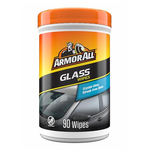 Armor All Car Glass Wipes, Auto Glass Cleaner, 90 Count - size: 90 Count (Pack of 1)