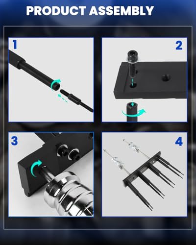 DPTOOL EN-51146 Injector Remover Seal Installer for GM 1.0L 1.4L 1.5L 1.6L - size: Injector Removal and Seal Installer Kit