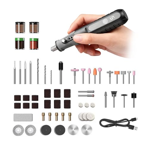 4.2V Cordless Rotary Tool, Powerful 5 Variable Speed,163 Multi-Purpose Kit