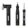 Crafting Tool Combo Kit - Rotary Tool, Angle Grinder, Soldering Iron for Sanding, Carving, Drilling, Engraving and Cutting, 20V Power Share Battery & 58-Piece Accessories Included - size: 3 PCS Angle Grinder Combo
