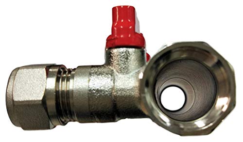 3/4" 3 Loops Plumbing Manifolds w/ 1/2" Pex Ball Valves, Red and Blue Handles