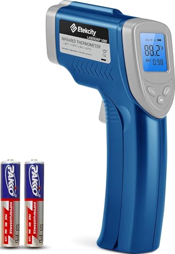 Etekcity Infrared Thermometer Laser Temperature Gun, -58°F~1130°F, Blue - color: Blue, style: Advanced