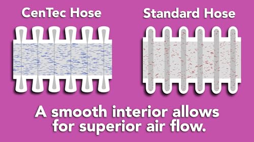 Assembled Quick Click Dust Separator with 5 Gallon Locking Collection Bin and Power Tool Adapter Set with 16 Ft. Hose - size: 16 Ft. Hose