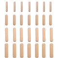 28pcs Wooden Dowels Assorted M6 M8 M10 Hard Wood Grooved Plugs Furniture Woodwork Grooved Fluted Pin Craft for Grooved Fluted, Craft, DIY, Carpentry (6mm 8mm 10mm) - size: 4 sizes-28pcs