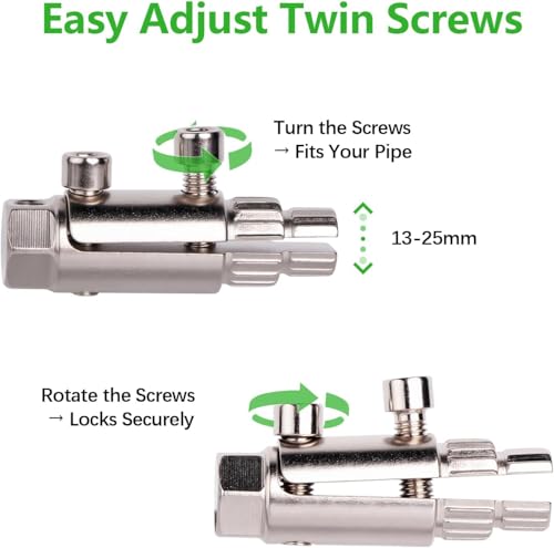 Broken Faucet Removal Tool,Stripped Screw Extractor,Broken Pipe Extractor Tool,Stripped Screw Extractor,For Damaged Faucet Water Pipe Remover (Rotundity) - size: Rotundity