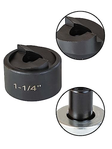 1-1/4" Conduit Knockout Punch with Manual Draw Stud 1.70" Hole - style: 1-1/4" knockout punch