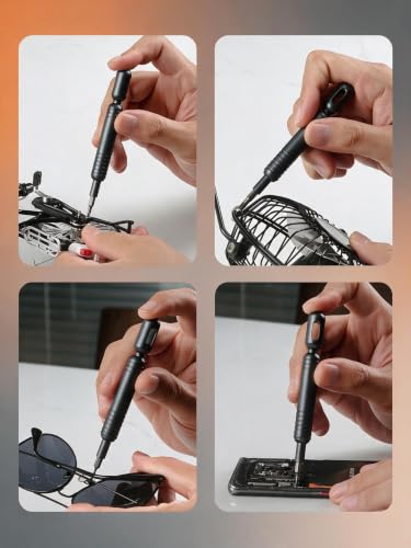 Precision Screwdriver Set, 55 in 1 Mini Screwdriver Set Tool - color: Orange, size: 55