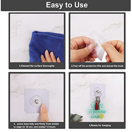 AIERSA Picture Hanging Hooks, 20 Pack Heavy Duty Adhesive Hooks - color: 20 packs