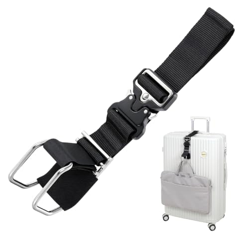 Vigorport Stainless Steel Luggage Hook Strap, Heavy Duty Add A Bag J Hook