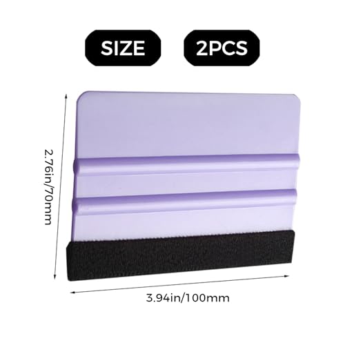 2 PCS Felt Squeegee for Vinyl, 4 Inch Wallpaper Smoothing Tool