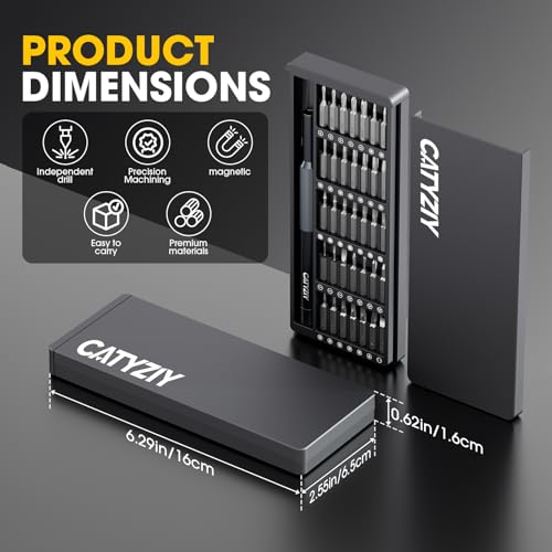 37-in-1 Precision Screwdriver Set, Magnetic Repair Kit for iPhone - size: 37-in-1 CR-V Steel