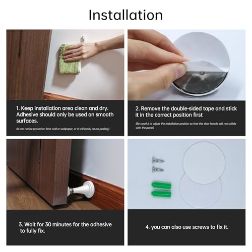 Strong Magnetic RV Door Holder, White, 2 Pack - color: White-L